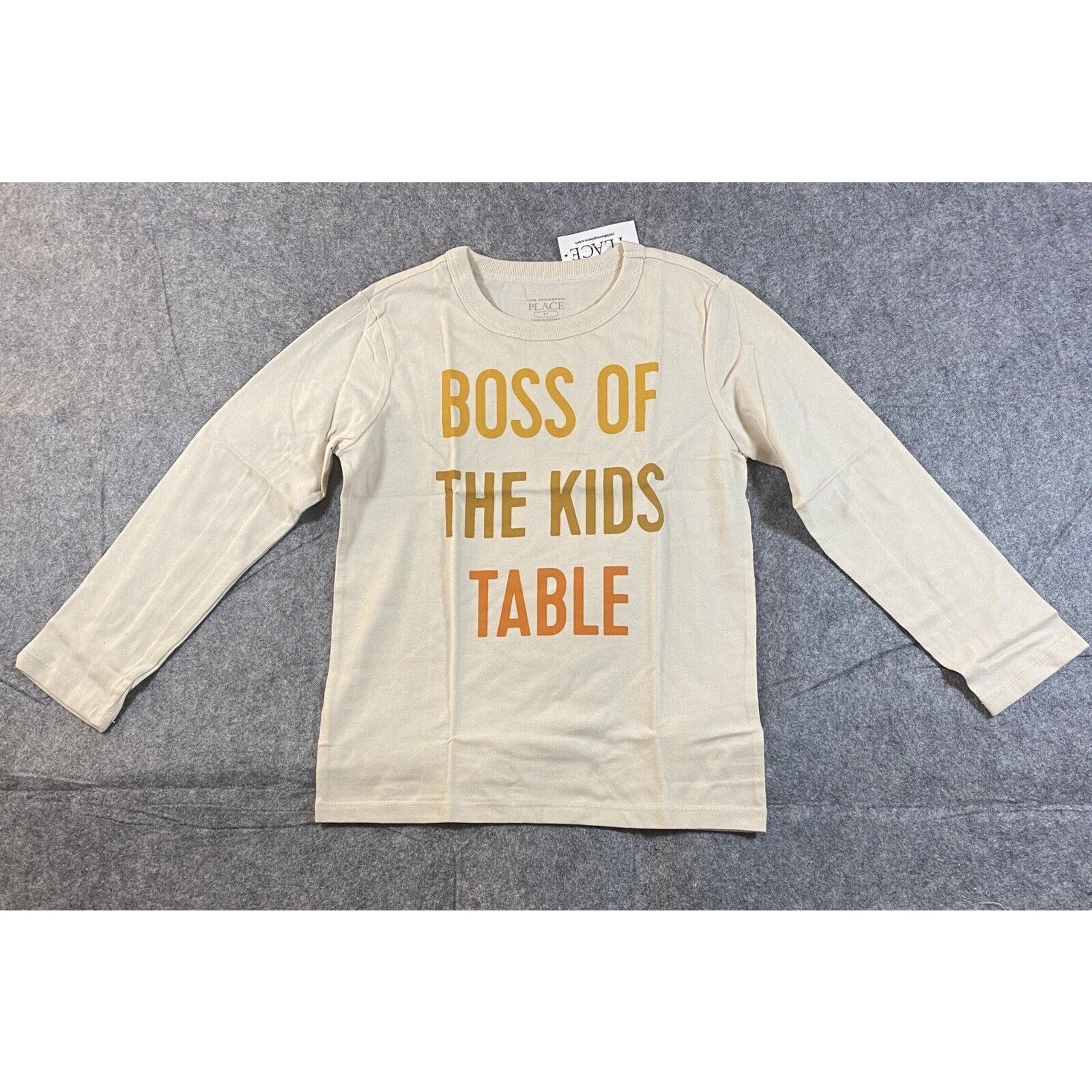 The Children's Place Shirt Boy Toddler Size 5T Long Sleeve Thanksgiving Fall