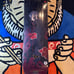 Primitive x Naruto Itachi Crows Skate Deck