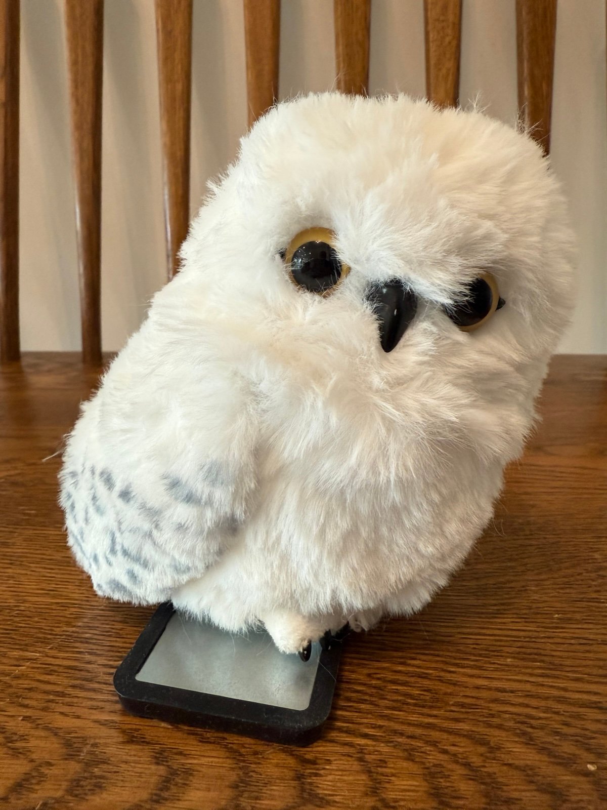 Universal Studios Harry Potter Hedwig Snowy Owl Shoulder Plush Sound & Movement