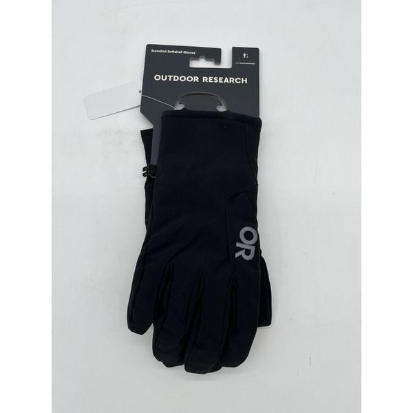 OUTDOOR RESEARCH Sureshot Softshell Gloves Black New Size Large Men’s