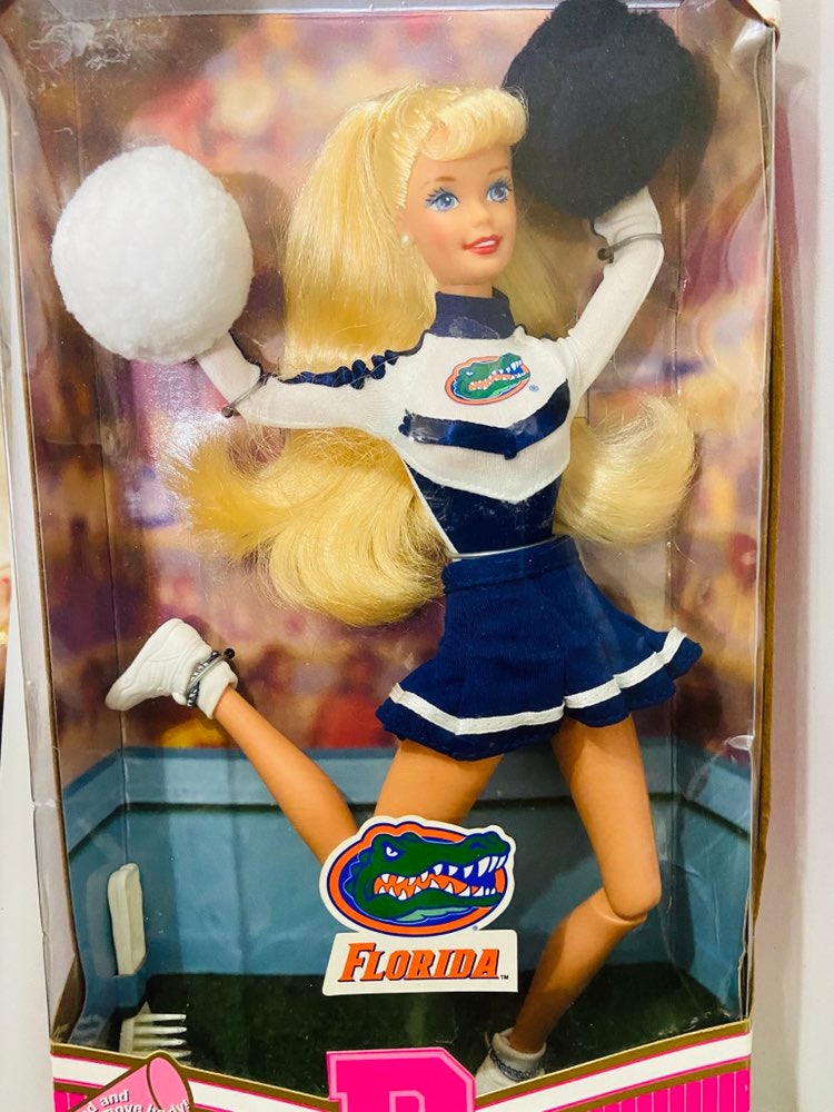 Florida University Barbie Cheerleader gators toys