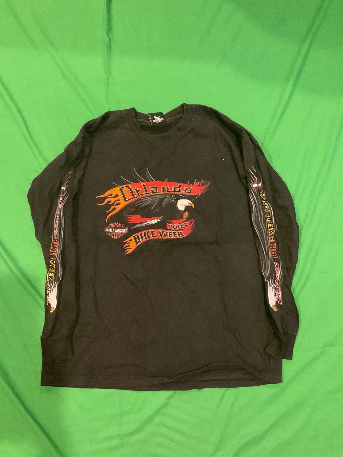 Vintage Harley Davidson Orlando Bike Week long sleeve t-shirt BUNDLE