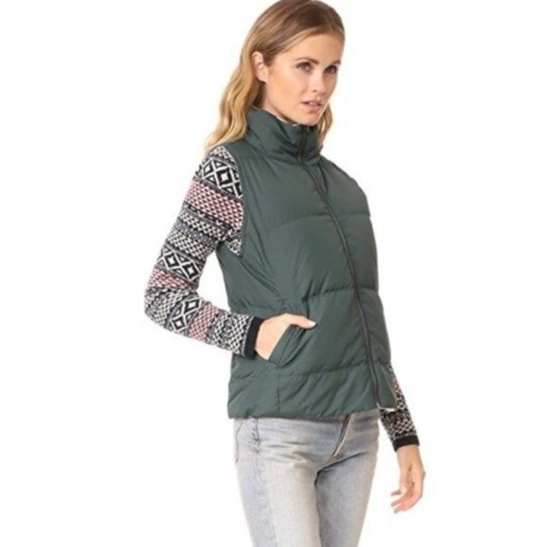Soft Joie Hendrick Green Reversible Puffer Vest XXS