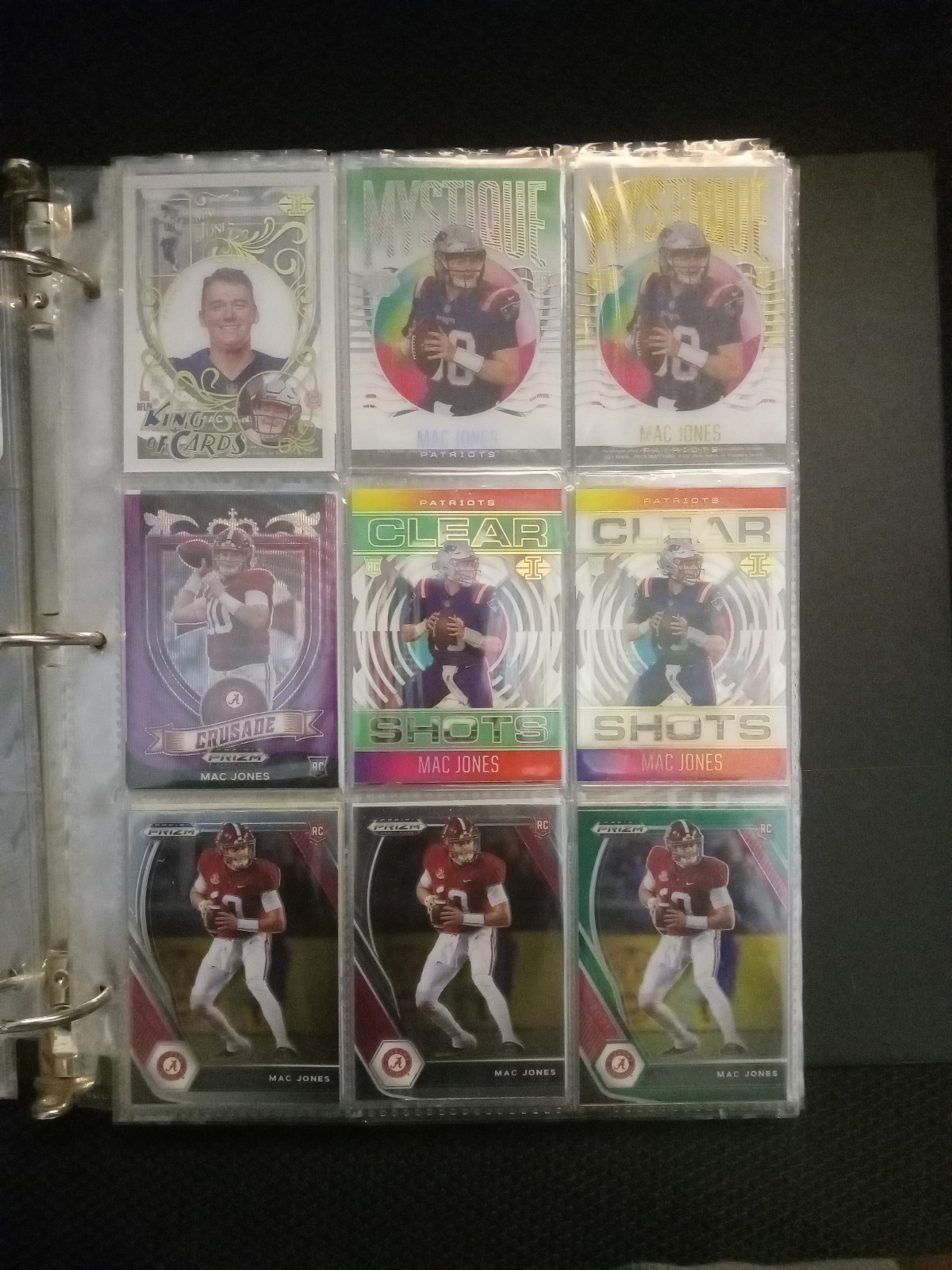 Mac Jones 9 card lot