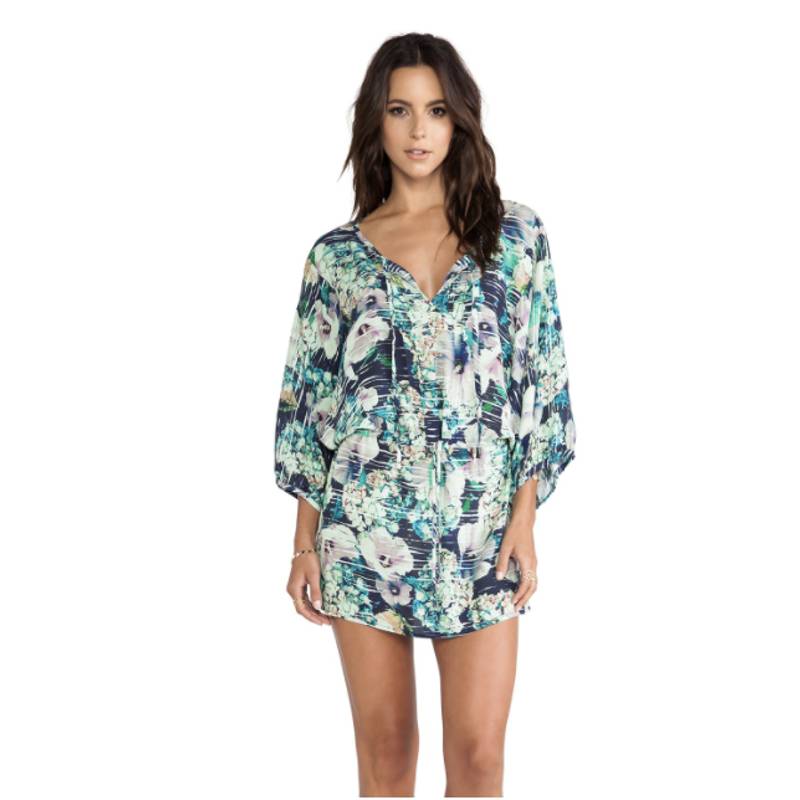 Nanette Lepore Hula Hibiscus Tunic S