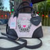 Juicy Couture Dusty Blush/Chocolate Heritage Dome Satchel Pink Crossbody Purse