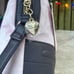 Juicy Couture Dusty Blush/Chocolate Heritage Dome Satchel Pink Crossbody Purse