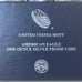 2019-W American Eagle Silver Proof Dollar ~ Original Box & COA Included