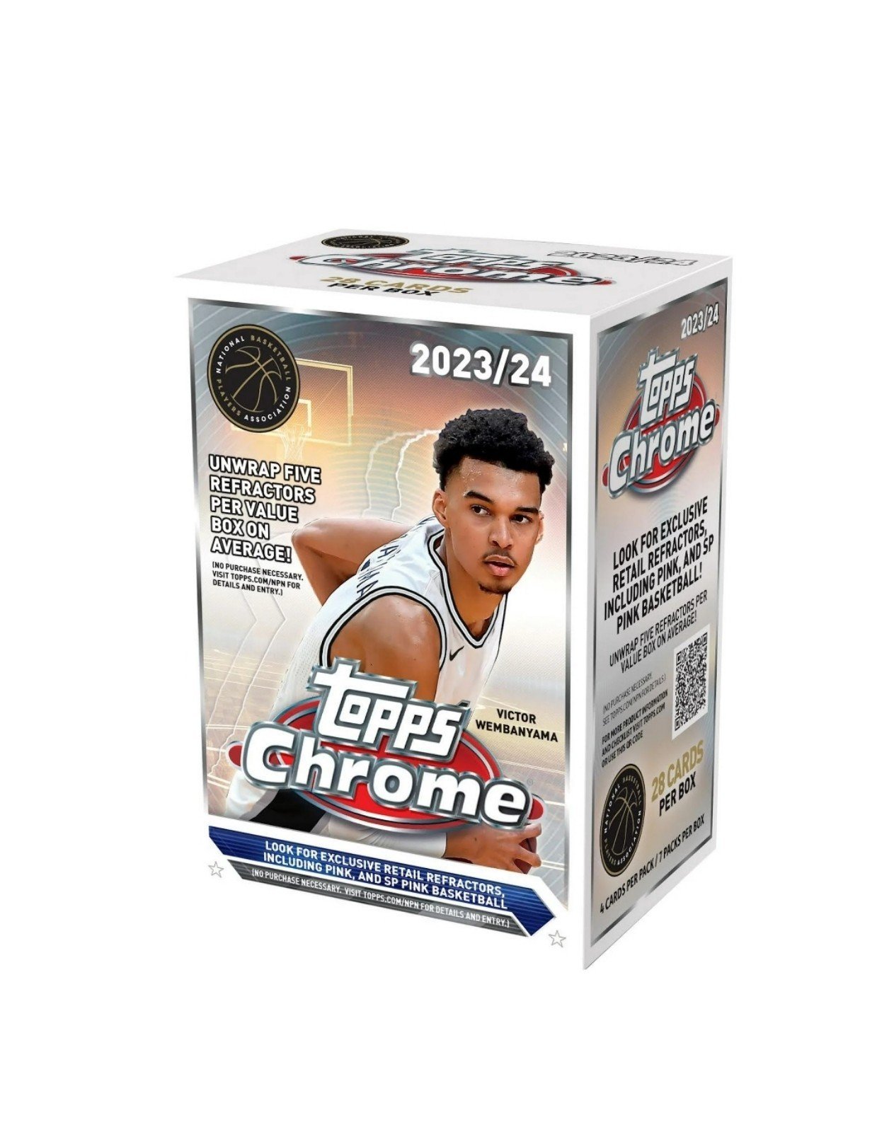 Topps chrome basketball blaster box x2