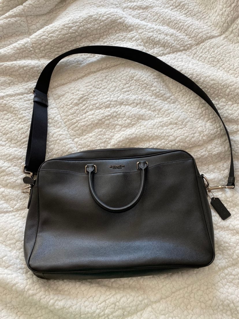 Coach leather tote bags