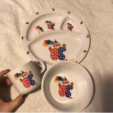 VTG Melamine Clown Set