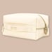 Cream-Beige Dolce & Gabbana Beauty Large (Dual Compartment) Cosmetic-Makeup Bag