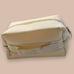 Cream-Beige Dolce & Gabbana Beauty Large (Dual Compartment) Cosmetic-Makeup Bag