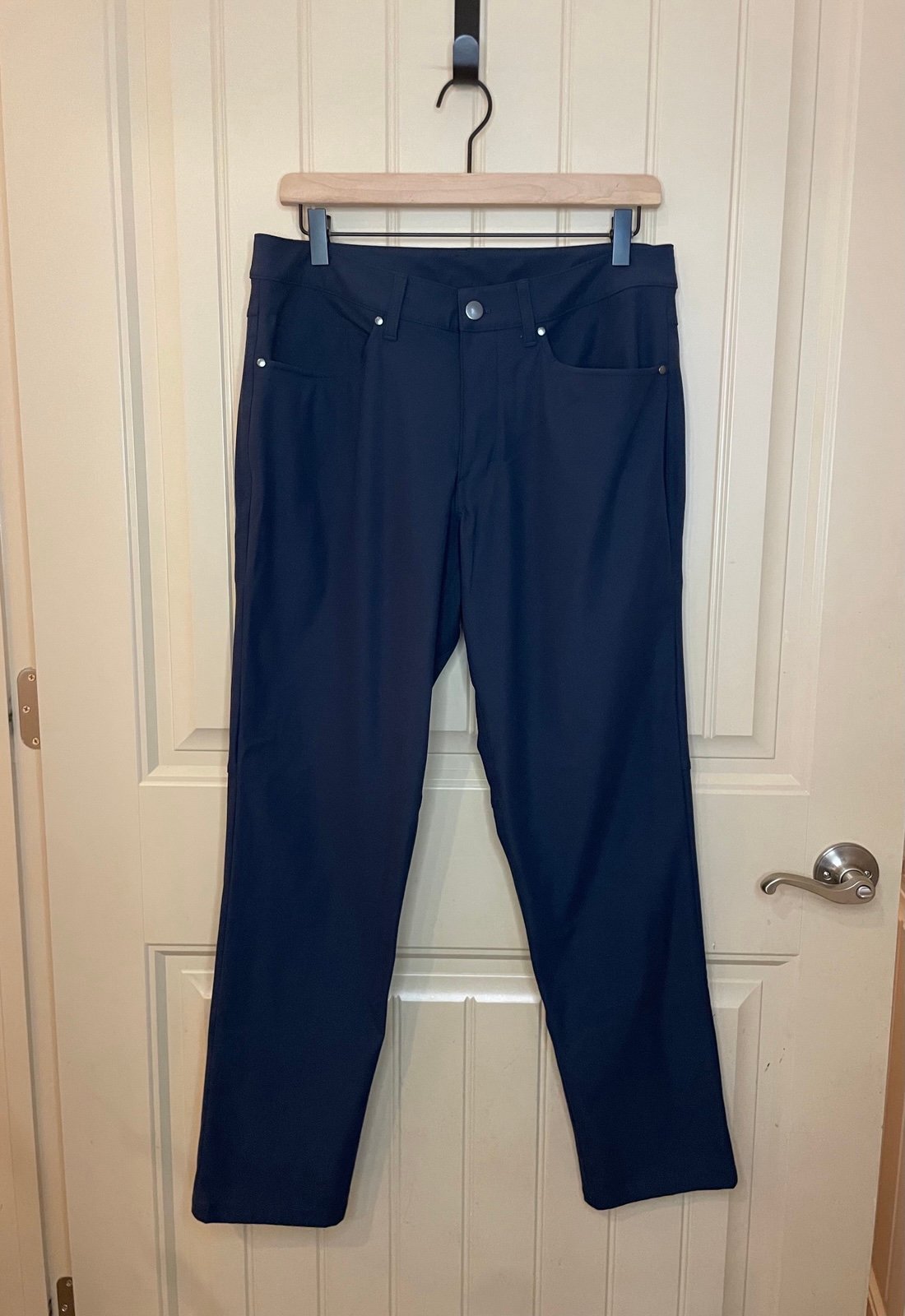 Lululemon ABC Classic-Fit 5-Pocket Pants Men 32x30 Blue Performance