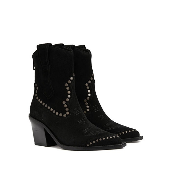 Zadig & Voltaire Black suede Trok Women's Suede Boots Size 41
