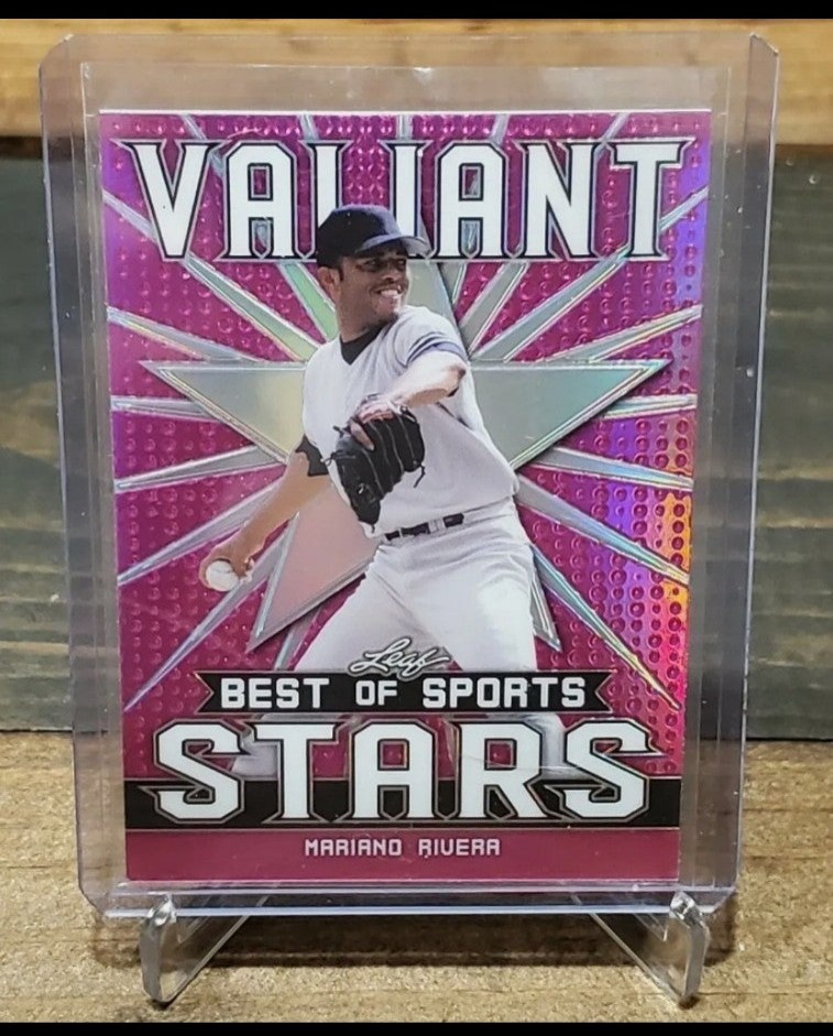 2020 Leaf Best of Sports Valiant Pink Mariano Rivera 6/15 New York Yankees