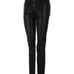 Rag & Bone Lamb Leather Skinny Jeans sz 25 Washed Black 1000
