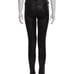 Rag & Bone Lamb Leather Skinny Jeans sz 25 Washed Black 1000