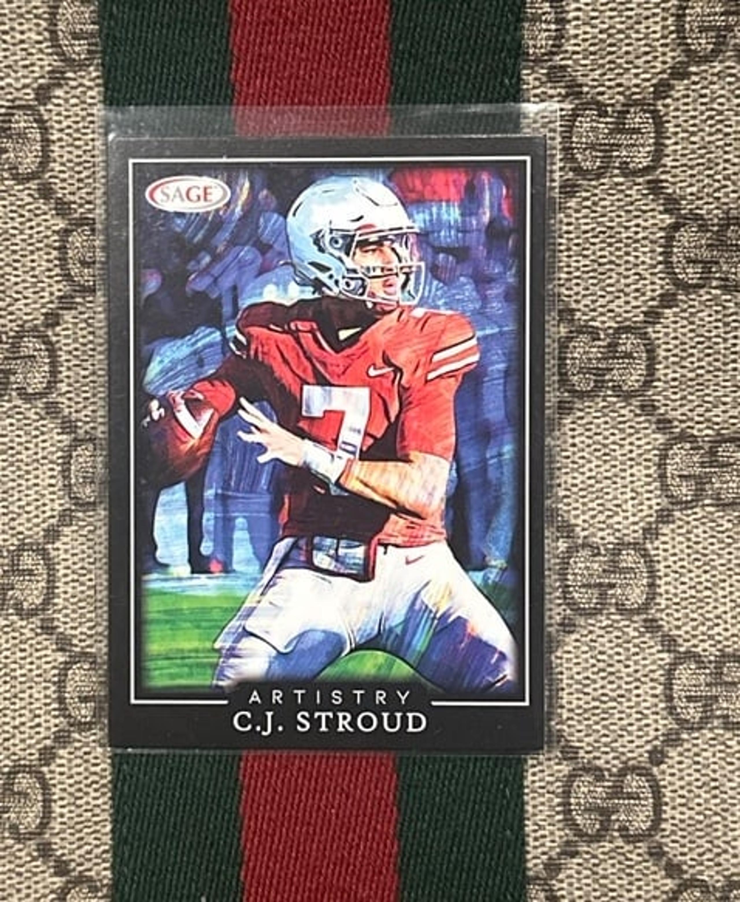 2022 CJ Stroud football card