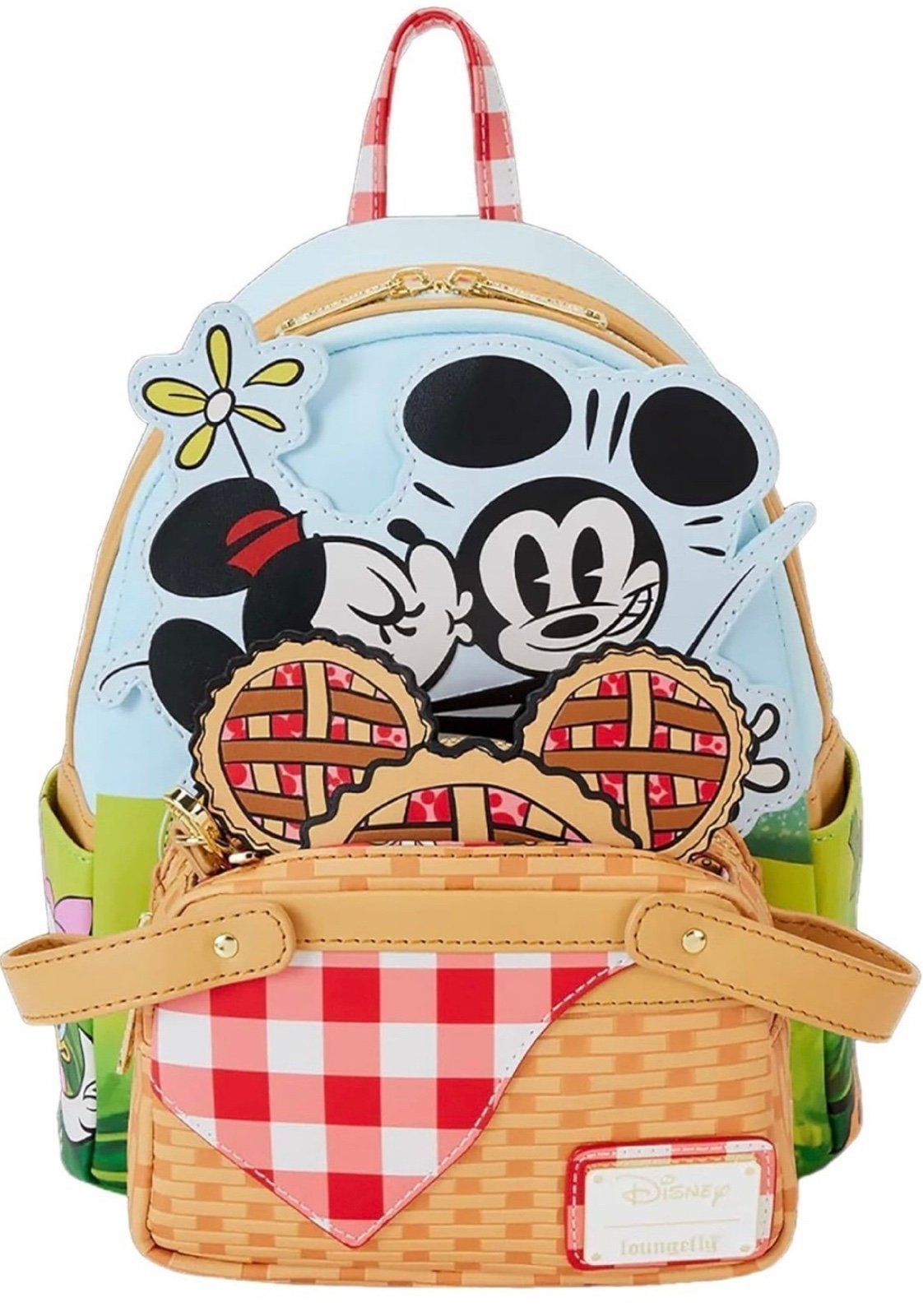 Loungefly Disney Mickey and Friends Picnic Basket Mini Loungefly Backpack