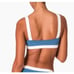 Onia Women's Zoe Bikini Top in Cobalt Blue/White XS MSRP 95