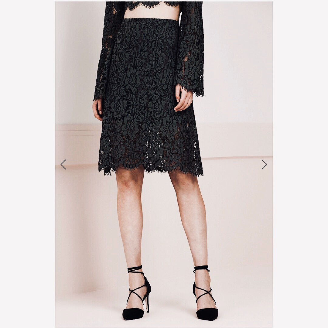 NWT Keepsake the Label Black Lace Skirt