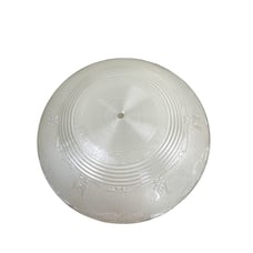 Vintage 1940s Iridescent Glass Ceiling Lamp Shade 16” MCM Style Light Globe