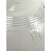 Vintage 1940s Iridescent Glass Ceiling Lamp Shade 16” MCM Style Light Globe