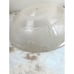 Vintage 1940s Iridescent Glass Ceiling Lamp Shade 16” MCM Style Light Globe