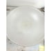 Vintage 1940s Iridescent Glass Ceiling Lamp Shade 16” MCM Style Light Globe