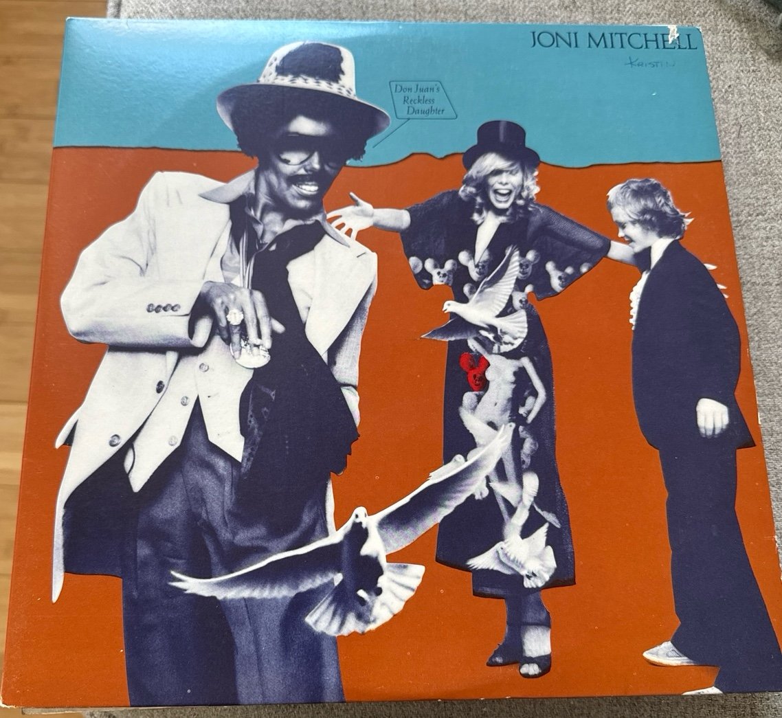USED Joni Mitchell Don Juan’s Reckless Daughter Vinyl Record
