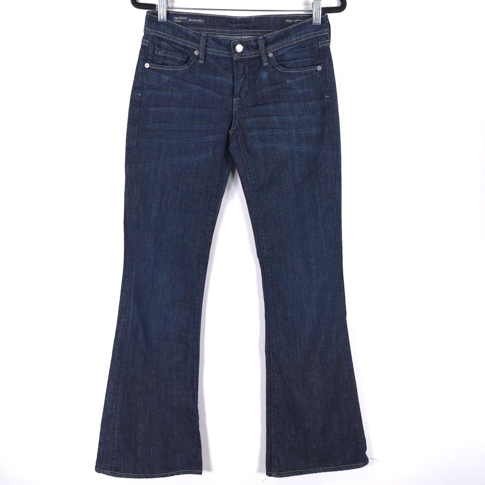 Citizens of Humanity Ingrid #002 Stretch Low Waist Flare Jeans USA MADE Size 28
