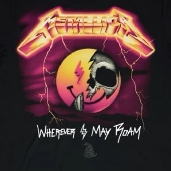 J Balvin x Metallica Official “Wherever I May Roam” Vintage Shirt Size XXL NEW!!
