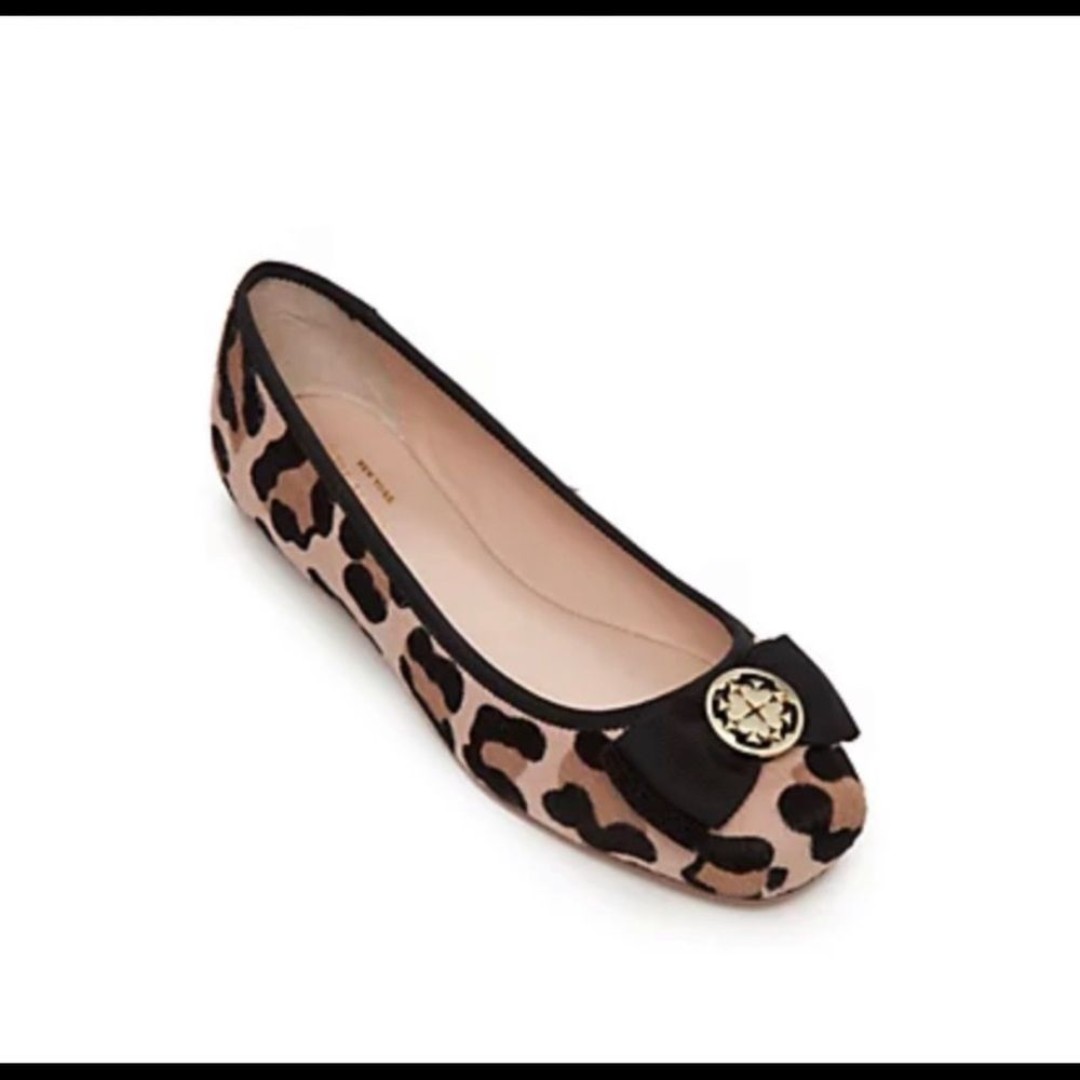 Kate Spade Leopard Flats Fontana Ballet Calf Hair 6