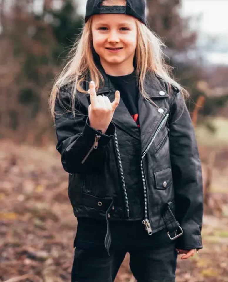 Children's biker jacket UNIK NWT SIZE 4