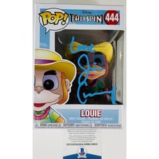 JIM CUMMINGS SIGNED LOUIE FUNKO POP VINYL 444 TALESPIN DISNEY AUTOGRAPH BAS 045