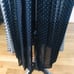Verdad Silk and Leather Long Pleated Ski