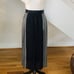 Verdad Silk and Leather Long Pleated Ski
