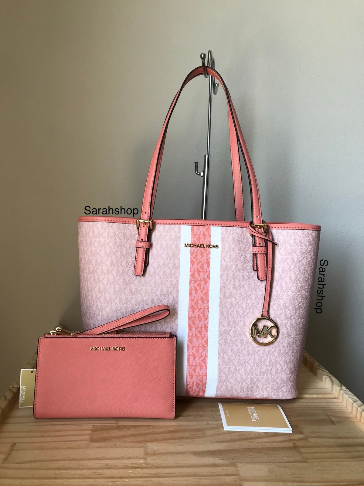 Michael Kors Jet Set Travel Medium Carryall Tote Set