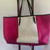 Michael Kors Jet Set Travel Center Stripe Saffiano Leather Medium Tote Bag