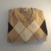 Ballymoor men's camel Shetland wool sweater size Medium