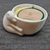 Cozy Blanket Ceramic Polar Bear Scented Candle - NIB