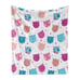 Patterned Kitten Heads Ambesonne Feminine Soft Flannel Fleece Throw Blanket Plus