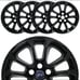 3x fits Ford Fusion SE 2019 2020 Black 17 Wheel Skins Hub Caps Alloy Rim Covers