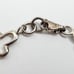Sterling Silver Open Cross Link Bracelet 7 1/2 X 7/16