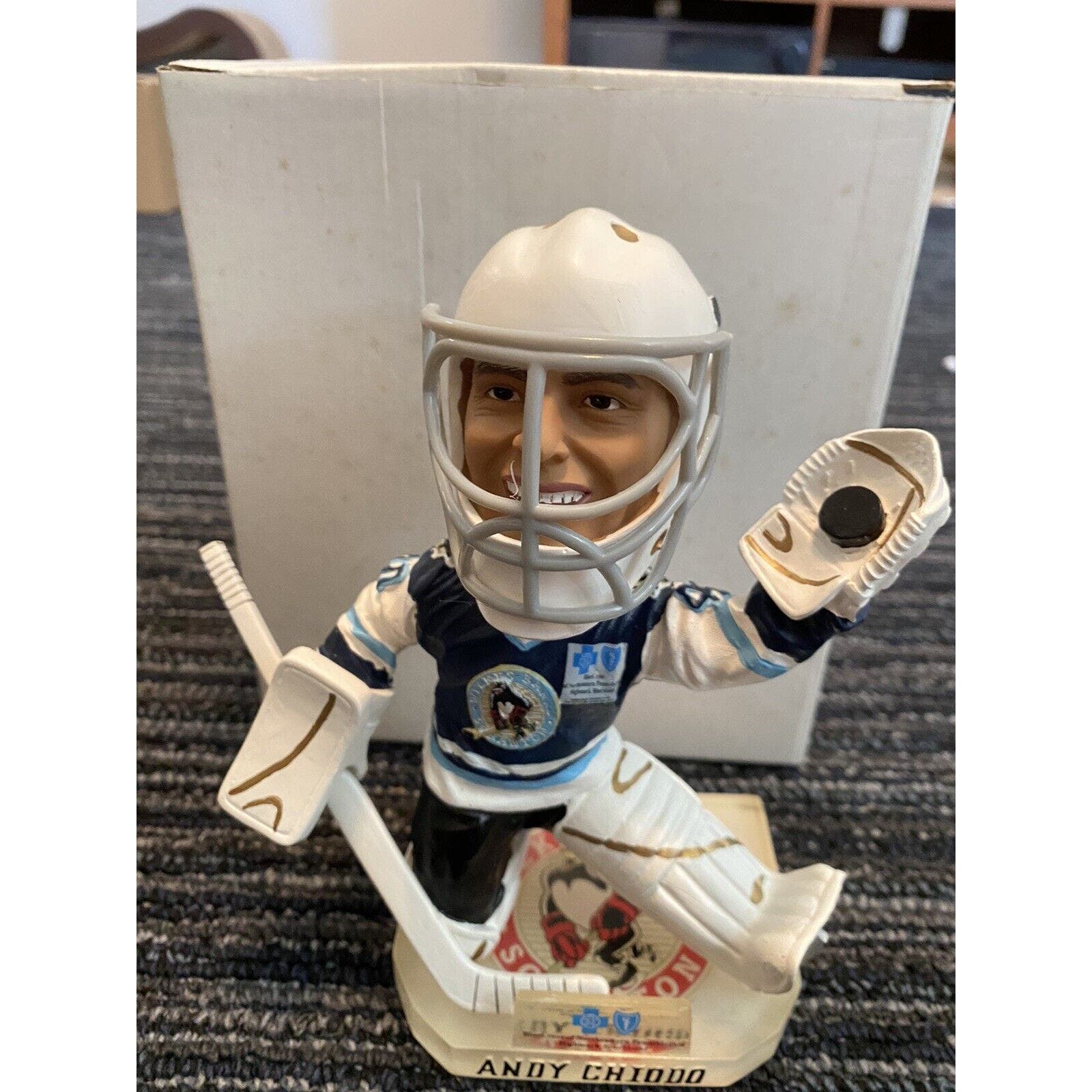 WBS Penguins Andy Chido SGA Bobble PENS GOALIE #40 SGA BOBBLE HEAD