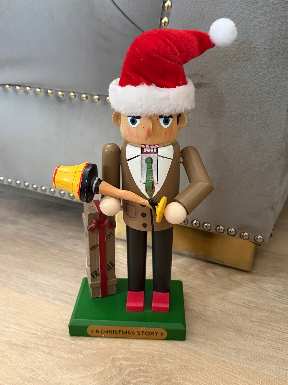 Kurt Adler (#C6161L) A Christmas Story Mr. Parker w/ Leg Lamp Nutcracker, 11"