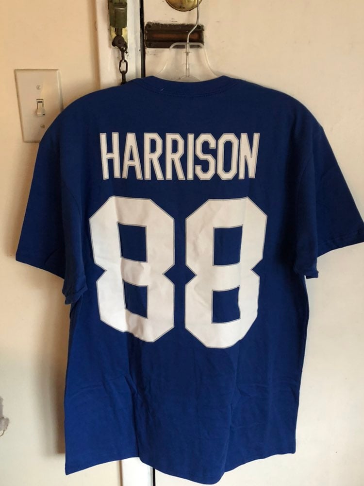 Marvin Harrison Indianapolis Colts Mitchell & Ness tee L