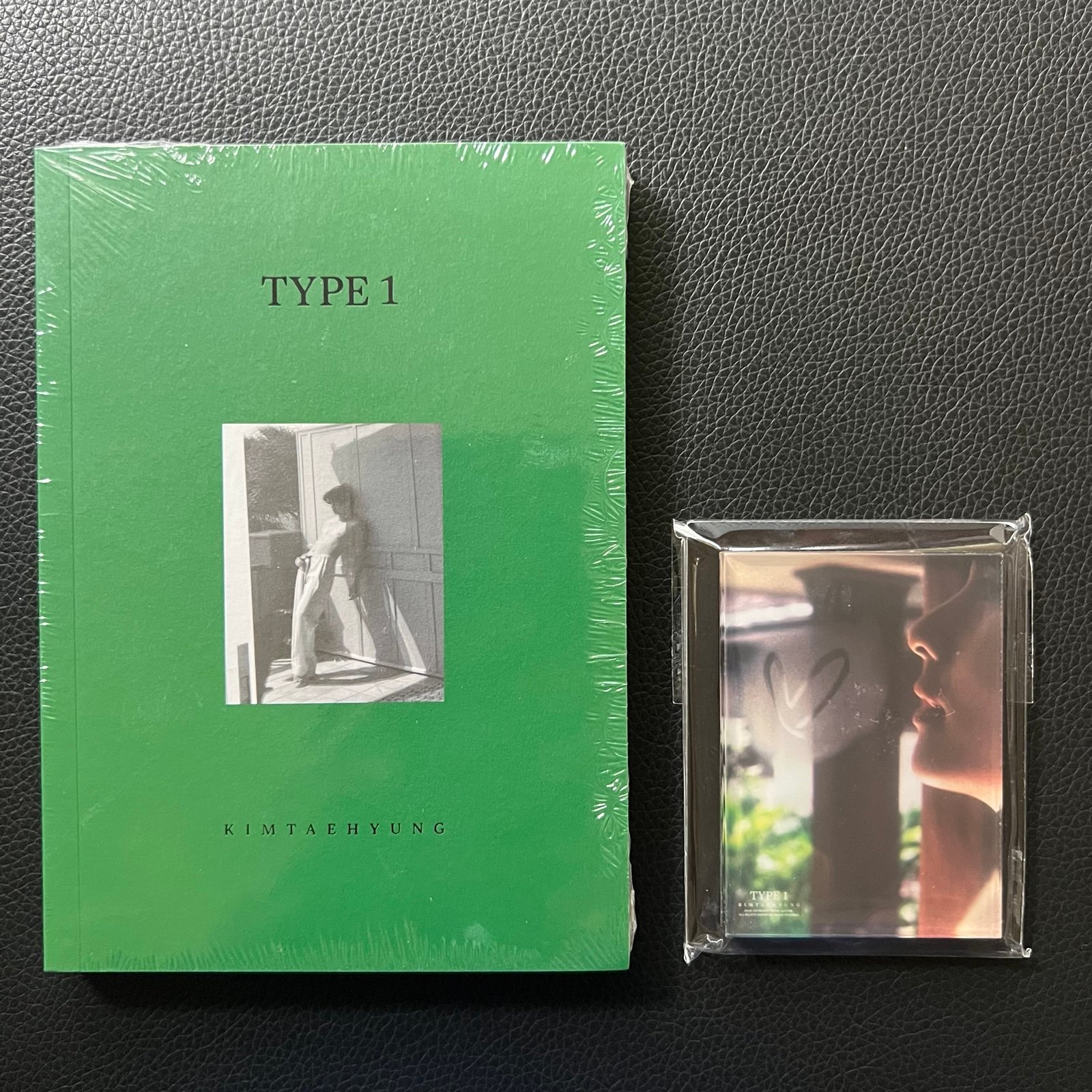 BTS V Type 1 Kim Taehyung 2pc Bundle: Mini Photo Book & Acrylic Magnet A