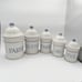 Pierre Deux Vintage French Ceramic Storage Canister Set Of 5